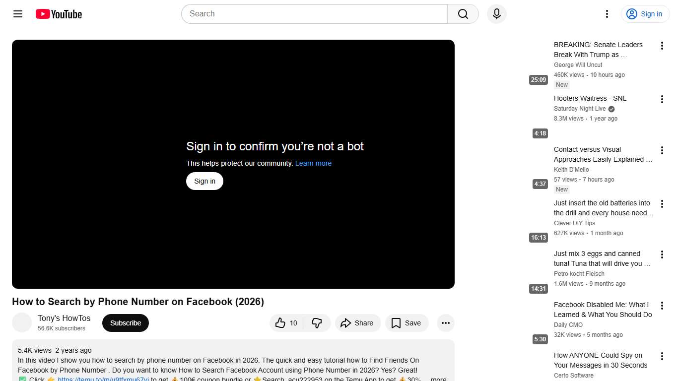 How to Search by Phone Number on Facebook (2026) - YouTube